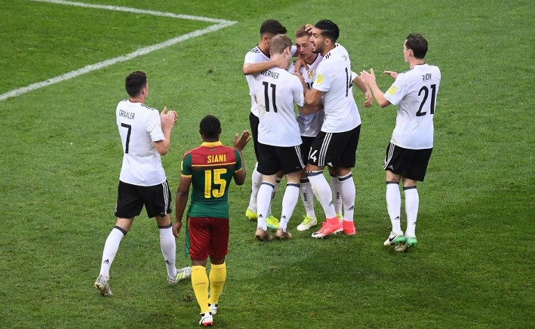 ألمانيا تهزم الكاميرون وتصعد لمواجهة المكسيك بنصف نهائي القارات